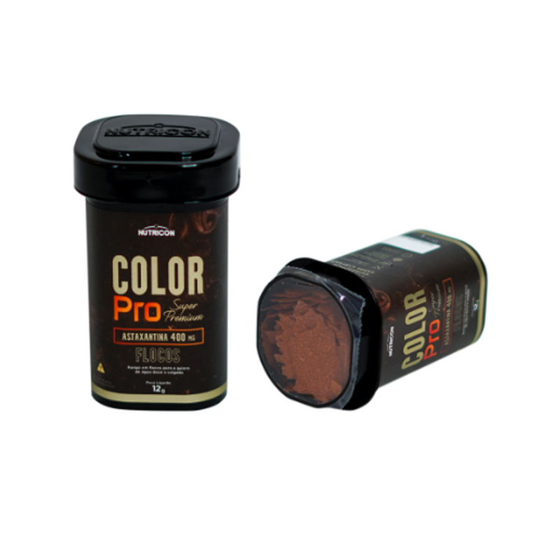 Ração em Flocos Nutricon Color Pro Astaxantina Super Premium 12g