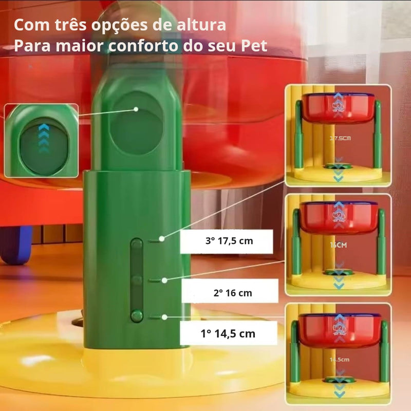 Comedouro Ajustável Peludita