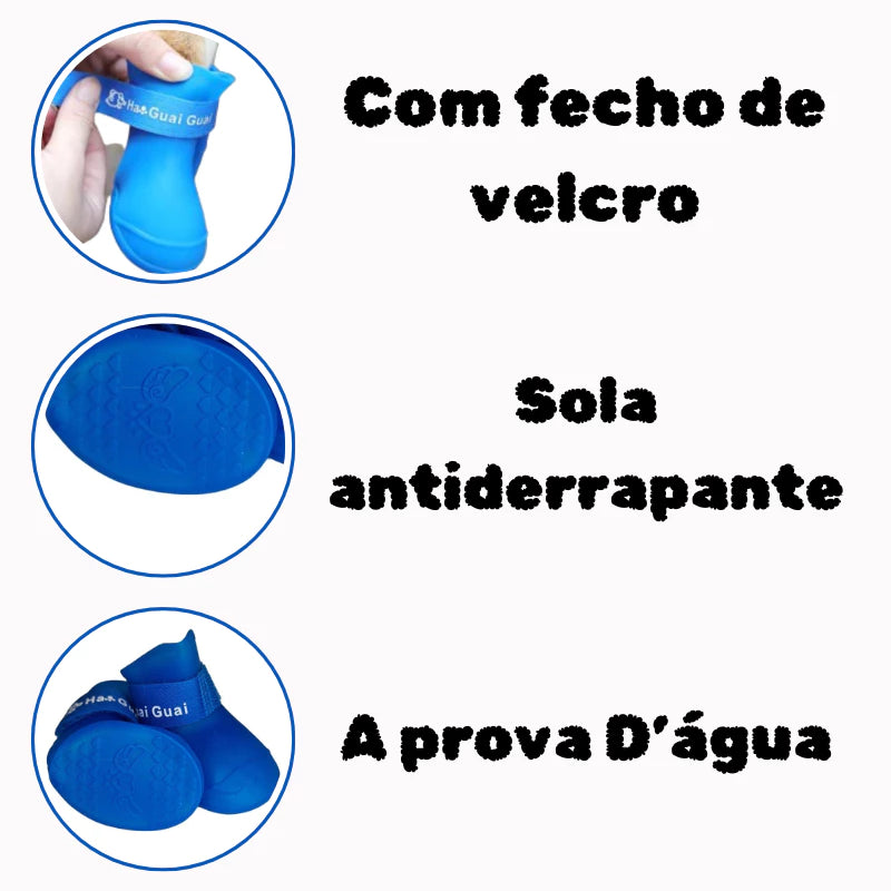 Sapatinho para Cachorro a prova D'água Peludita