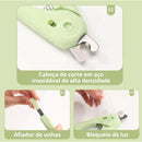 Cortador de Unhas com Luz Led e Lente de Aumento Peludita - Promoção Relâmpago!