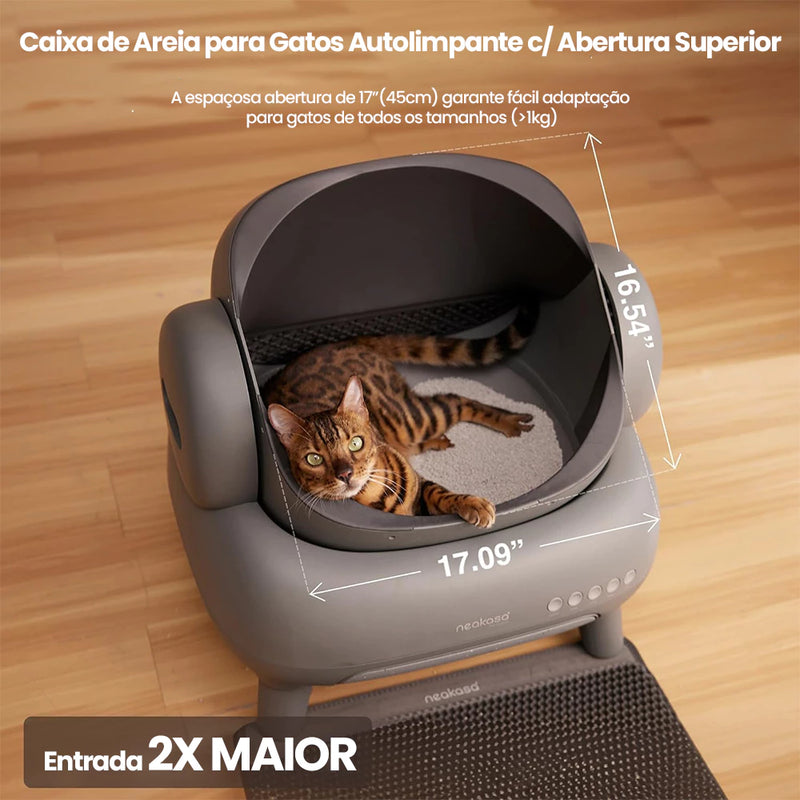 Caixa de Areia Autolimpante - Peludita