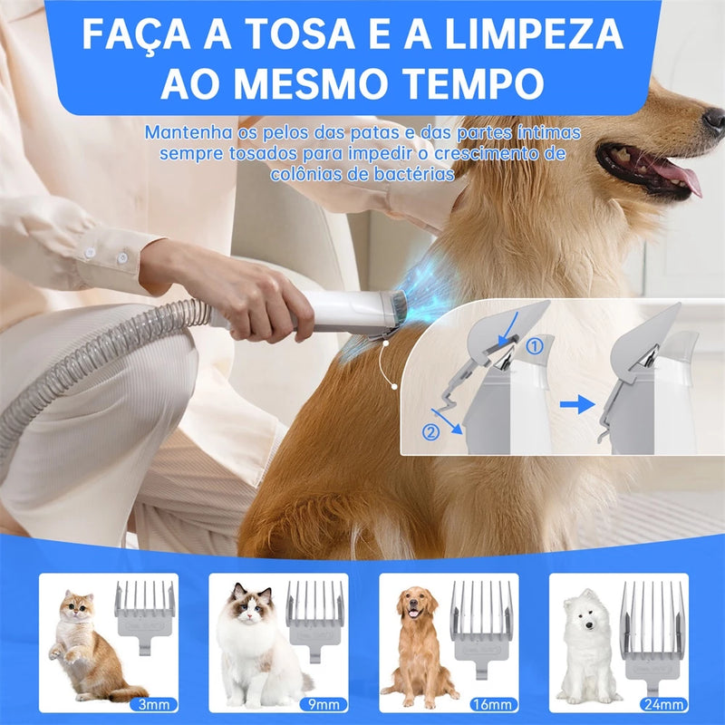 Peludita MultiCare – O Aparelho 7 em 1 para Cuidar do Seu Pet!