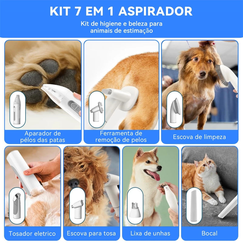 Peludita MultiCare – O Aparelho 7 em 1 para Cuidar do Seu Pet!