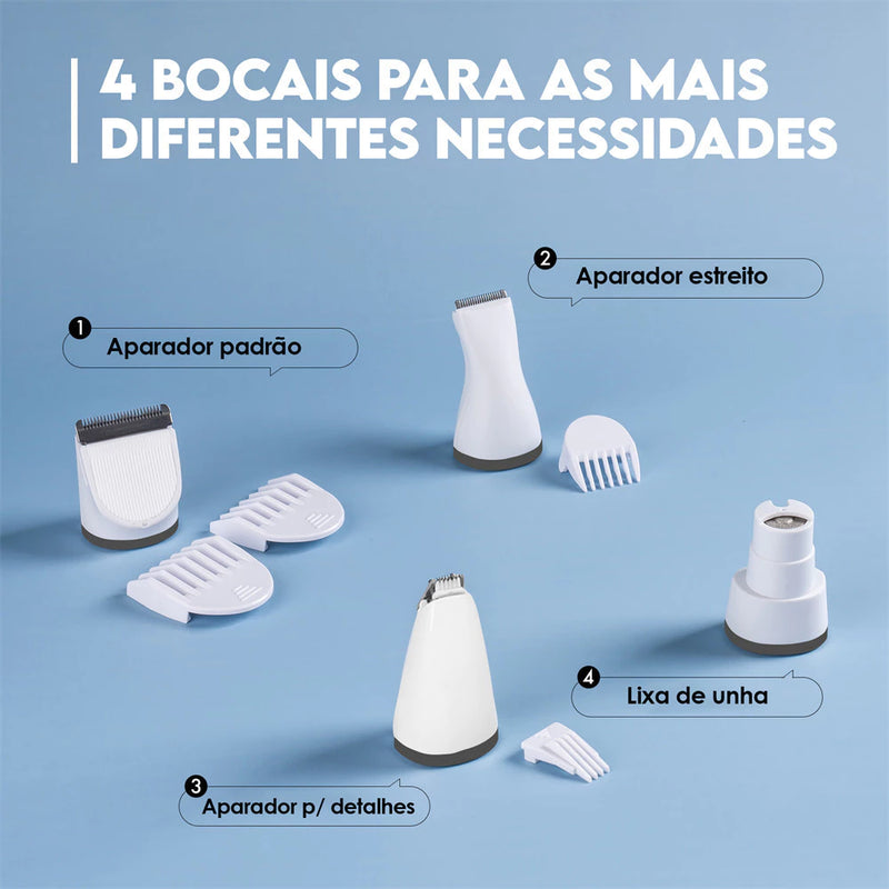 Máquina de Tosa Multifuncional 4 em 1 Peludita
