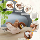 Passarinho Interativo com Som para Gatos Peludita